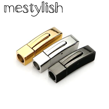 Mestylish 3pcs/Masse 6mm Rustfrit Stål Magnetisk Lås Ende Nitte, Spænde DIY Armbånd Halskæde Smykker Tilbehør Conector