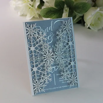 60PCS Personlig skåret ud Flowersand blonder Bryllup Invitationer Kort +skær+ Kuverter