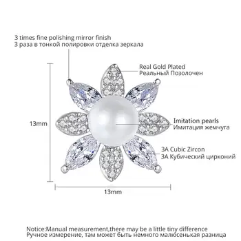 LUOTEEMI Efterligning Pearl Stud Øreringe til Kvinder Mode Smykker Blomst Cluster Boucle D'Oreille Femme Bryllup Engagement Gaver