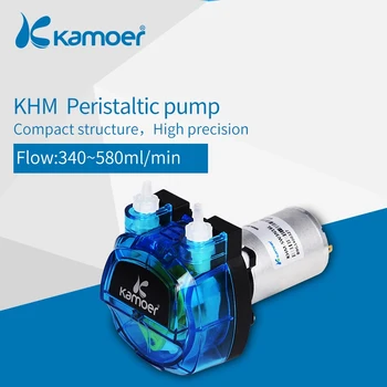 Kamoer KHM 12V/24V Peristaltiske Pumpe Vand Børstet Motor med Silicium/Norprene Rør til Lab Analyse og Flydende Påfyldning