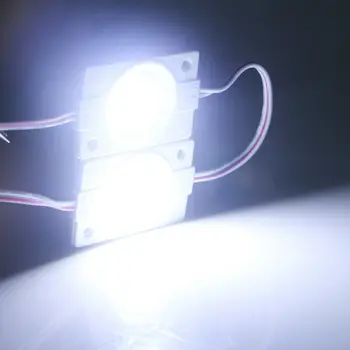 20 stk/masse 2019 Nye 2,4 W/kg injektion COB LEDET Modul med linse DC12V reklame lys,Led-Baggrundsbelysning Til Kanal Breve 6528