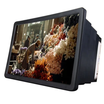 3D Skærm Lup Forstærker Mobiltelefon skærmforstørrer Video Expander Se 3D-Film Til Smart Phone Stå