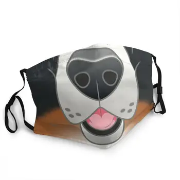 Berner Sennen Maske Mode Anti Haze Beskyttelse Cover Unisex Voksen Genanvendelige Respirator Munden Dæmpe