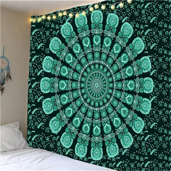 Mandala Stor Gobelin Udsmykning Til Væggen Hænger Soveværelse Hængende tøj Dekorative Klud Home Decor Gobelin Valentine ' s Day Gave
