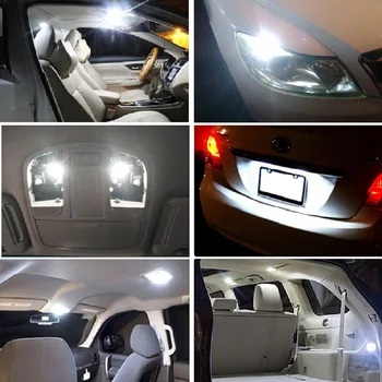 10x T10 W5W Canbus Led Pære Bil Interiør Lys blinklys Clearance Lampe For VW Touareg Polo Touran Bora Tiguan Caddie CC GTI