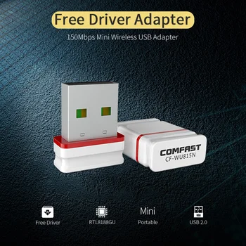 COMFAST CF-WU815N 150Mbps Wireless USB-2,4 G Wifi-Adapter Høj Hastighed netværkskort Mini bærbare USB-WiFi-Adapter til Bærbare PC