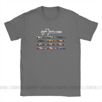 Menneskets Alle Biler Ayton Senna Racing Car T-Shirt Besætning Hals kortærmet Toppe Pure Cotton t-Shirt Sommer T-Shirts
