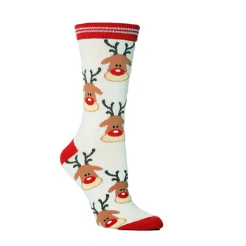 Jul sokker Mænd er Glade Nyhed Sjove Kvinder Grafisk Sokker Kæmmet Bomuld Mode Jul Giftper Sonality Animationsfilm Sjove Sokker