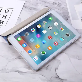 Original Læder Flip Tablet etui Til Apple ipad-air 2 9,7 tommer ipad6 Silikone Cover Til iPad 6 air2 luft 2 Stødsikkert Shell Capa