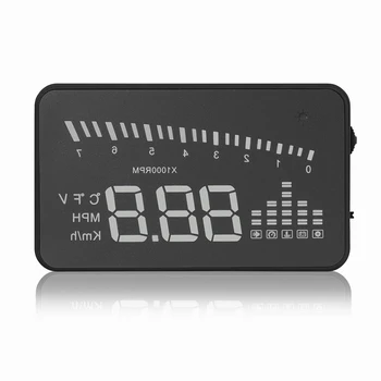 Bil Auto Elektronisk Speedometer X5 Bilens Hastighed Projektor OBD2 Head Up Display Auto Speedometer Forruden Projektor HUD Digital