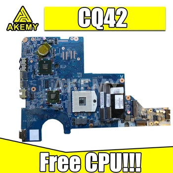 Akemy 595183-001 Bundkort Til HP CQ42 G42 G62 CQ62 laptop bundkort DAOAX1MB6F0 DA0AX1MB6H0 originale Gratis CPU!!!