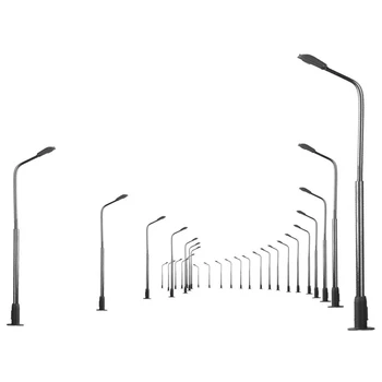 10 stykker højde 8 cm model gade lampe belysning enkelt for model jernbane landskab