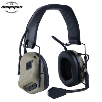 Hær Jagt Skydning Earmuff Taktiske Militære Airsoft Hovedtelefon CS Spil Headset høreværn Hovedtelefoner 6887
