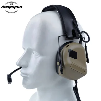 Hær Jagt Skydning Earmuff Taktiske Militære Airsoft Hovedtelefon CS Spil Headset høreværn Hovedtelefoner