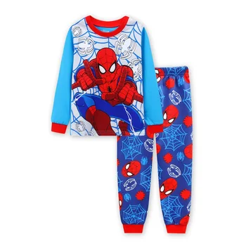 Hot Sælger Nattøj Baby Tegnefilm Sæt Tøj Drenge Piger Fuld Ærme Nattøj Nat bære Børn Pyjamas Pijamas