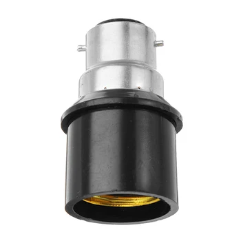 CLAITE B22 til E27 Pære Lampe Converter Stik Base Holder Adapter AC220V NY