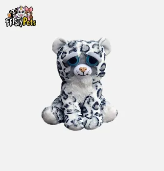 Iltre Kæledyr legetøj fyldte plys vred dyr dukke gave snow leopard 6972