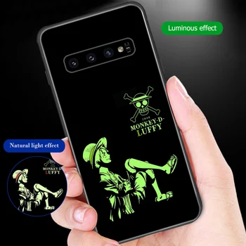 Ciciber Til Samsung Galaxy Note 9 8 Telefon-etui til Samsung S10e S10 S9 S8 Plus S10+ S9+ S8+ Hærdet Glas Cover Ruffy Ét Stykke 6985