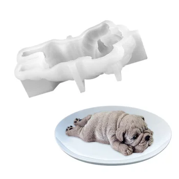 Silikone Formen for Dog Temmelig Mousse Kage 3D Shar Pei Formen Is Jelly Budding Blast Køligere Fondant Af Dekoration