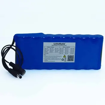 12 v 9.8 Ah 9800mAh 18650 Genopladelige batterier 12,6 V Li-Ion-Batteri Beskyttelse yrelsen CCTV Skærm batteri DC 5.5*2.1 mm