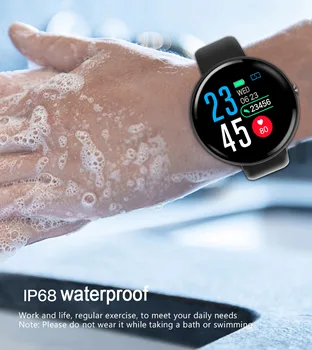 Allcall AC01 IP68 Vandtæt Sport Smartwatch Tracker pulsmåler Bluetooth 4.0 Fitness Armbånd Mænd Kvinder Smart Ur