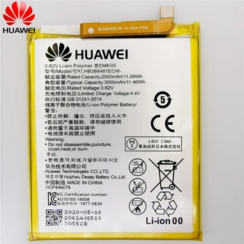 Hua Wei oprindelige Real 3000mAh HB366481ECW Batteri Til Huawei S Smart 5.6