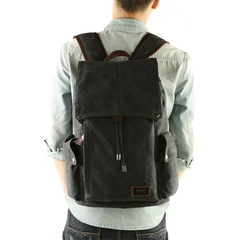 Mænd rygsæk fritid shouldertravel Retro kanvas rygsække mænds tasker studerende skoletaske tasker