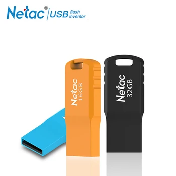 Netac U195 USB2.0 USB-Flash Mini Flash Disk Pen-Drev 8GB 16GB 32GB Sort Blå Orange Rektangel, Hukommelse, Flash-Drev U Stick