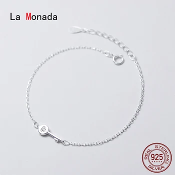 La Monada Luksus Fine Sølv 925 Smykker Armbånd Kvinde Kvinde Centrale Design Armbånd Til Kvinder 925 Sterling Sølv