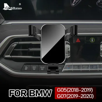 FLYVEHASTIGHED Bil mobiltelefonholder Air Vent Mount Beslag til BMW X5 G05 X7 G07 Tilbehør 360 Graders Rotation Tyngdekraften GPS Stå