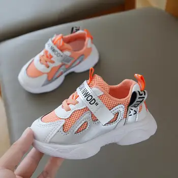 2020 nyankomne Børn Sko Mode Åndbar Drenge Sports Sko til Børn Piger Sneakers Sko til Baby Buksetrold Sneakers