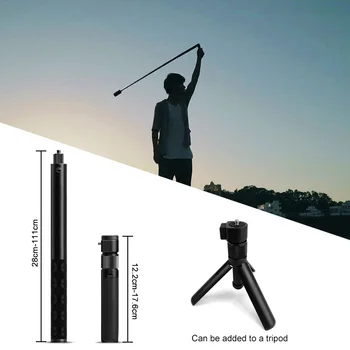 Håndtag, Greb Monopod 1/4 Skrue Selfie Stick Forlængelse Pole For Insta360 En x2 For Insta360 ONE X Sports Kamera Tilbehør