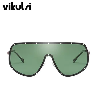 2018 Nitte Luksus Polariserede Solbriller Kvinder Brand Designer Uindfattede Overdimensionerede solbriller til Mænd Vindtæt Goggle Store Briller UV400