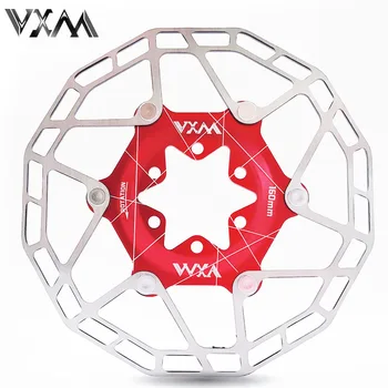 VXM 1 pc MTB Road Cykel skivebremse Køling Flydende Rotor 160mm 6 bolte Rotor MTB disc brake pad for MTB cykel ultralet