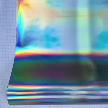 Sort/Sølv Laser Holografiske Chrome-Bil Styling Wrap Vinyl Film Krop Mærkat Med Aircondition, Gratis Boble Beskytte Auto Maling Lim