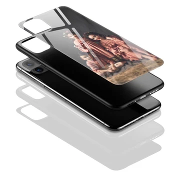 DIY Fashion Brand Tilpasset Hærdet Glas cover til iPhone 12 Mini 11 12 Pro XS SE ANTAL I 2020 X XS-XR-DIY-Phone Cover Shell Coque