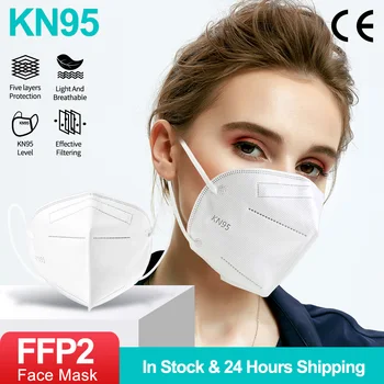 70Pcs ffp2mask Genanvendelige kn95 masker ce-certificeret voksen ffp2reutilizable mascherine KN95 Mascarillas ansigtsmaske, Beskyttende Masker 7203