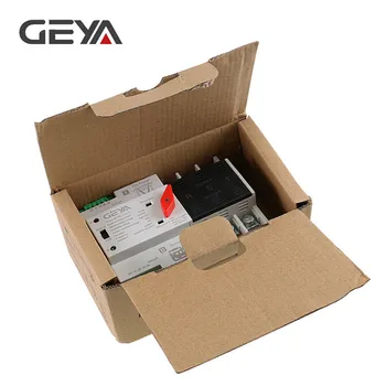 GEYA Din-Skinne ATS 110V 220V 3P 63A 100A Dual Power Automatic Transfer Switch 50/60Hz PC Kvalitet Auto eller Manuel Udvalg