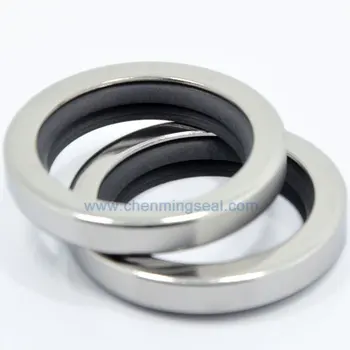 35*50*10 mm Aksel Olie Dobbelt Tætning med PTFE Forsegling Lip Rustfrit Stål Ring For Kompressorer, Pumper, Mixere Aktuatorer