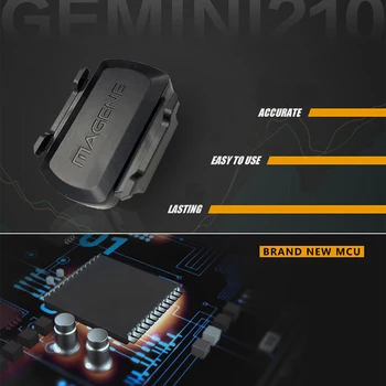 MAGENE Gemini 210 S3+ Hastighed Kadence Sensor Ant+ - Bluetooth Til Strava Garmin, Bryton MTB Cykel Cykel Computer Cykling Tilbehør