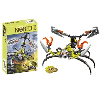 710-4 72pcs Bionicle Kriger Bionicle Kraniet Scorpio byggesten Model Legetøj Kompatibel med lepinnglys 70794 kids Bedste gaver