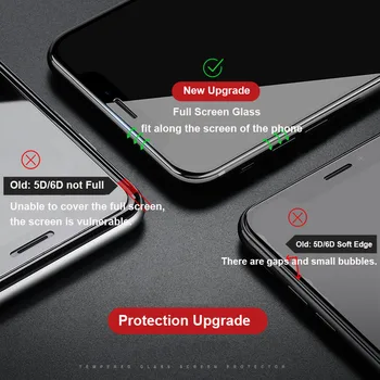 5D Hærdet Glas Skærm Protektor Til iPhone 12 11 Pro Max 12 11 Pro 12 Mini-XR-X XS Max 6 6S 7 8 Plus SE 2020 Foran Film