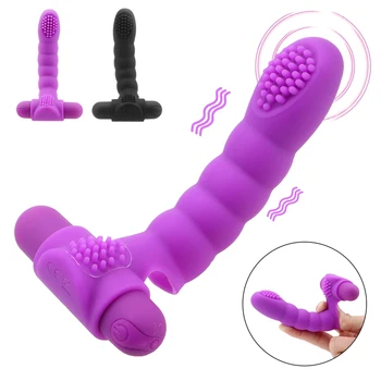 OLO Med 10 Kraftfulde Vibration Kvindelige Masturbator Sex Legetøj Til Kvinder Finger Ærme Vibrator Klitoris Stimulator Vaginal Massageapparat