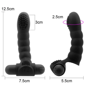 OLO Med 10 Kraftfulde Vibration Kvindelige Masturbator Sex Legetøj Til Kvinder Finger Ærme Vibrator Klitoris Stimulator Vaginal Massageapparat
