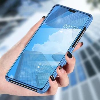 Smart Spejl Flip Phone Case For Xiaomi Mi Poco M3 X3 NFC-10T Pro 10T Lite Tilfælde Klart billede Tilbage Dækker på Xiomi Poko M3 3M Rustning