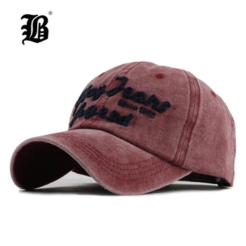 [FLB] mænds Baseball Cap Snapback Hatte Til kvinder Hip hop Gorras Broderet vasket Hat Caps Casquette Knogle Mærke cap Retro F121