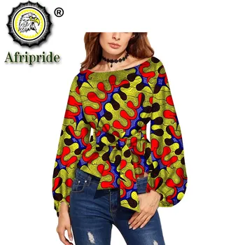 2020 afrikanske udskrive frakker til kvinder ankara outwear afgrøde top med lange ærmer kort jakke casual fest slid afrikanske tøj S1824018