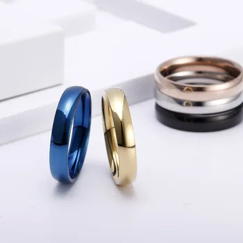 Blanke Side Ringen Mænd Og Kvinder, Par Refererer til Ikke-Fine 2020 Fashion Simpel Ring