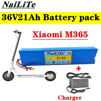 ægte 36V 21ah lithium-ion-batteri, der er egnet til Xiaomi Mijia m365 batteri pack el-scooter BMS + oplader