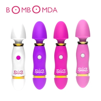 Bombomda erotik vibrator til kvinden vibrator-vibration-erotiske produkter for kvindelige onani enhed massage stav